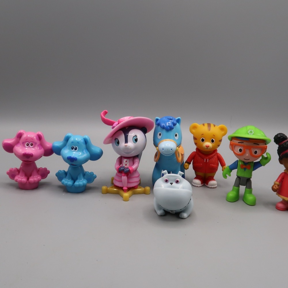 Blue's Clues Daniel Tiger Sheriff Calli Puppy Pals Figures‎ Cartoon Friends Lot